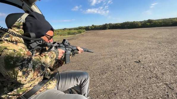 Shooting Steel Plate Targets